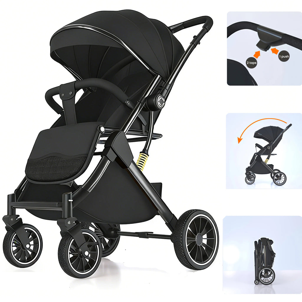 Poussette tout terrain suspension 4 roues - NAAYLI