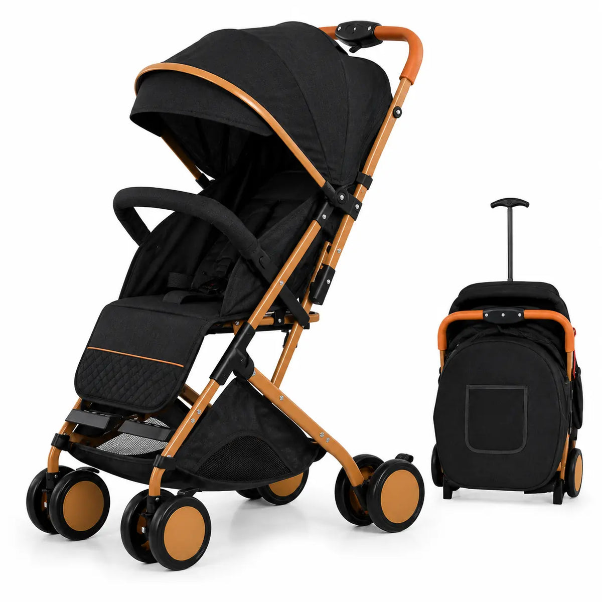 Poussette compacte avion pliage valise - NAAYLI