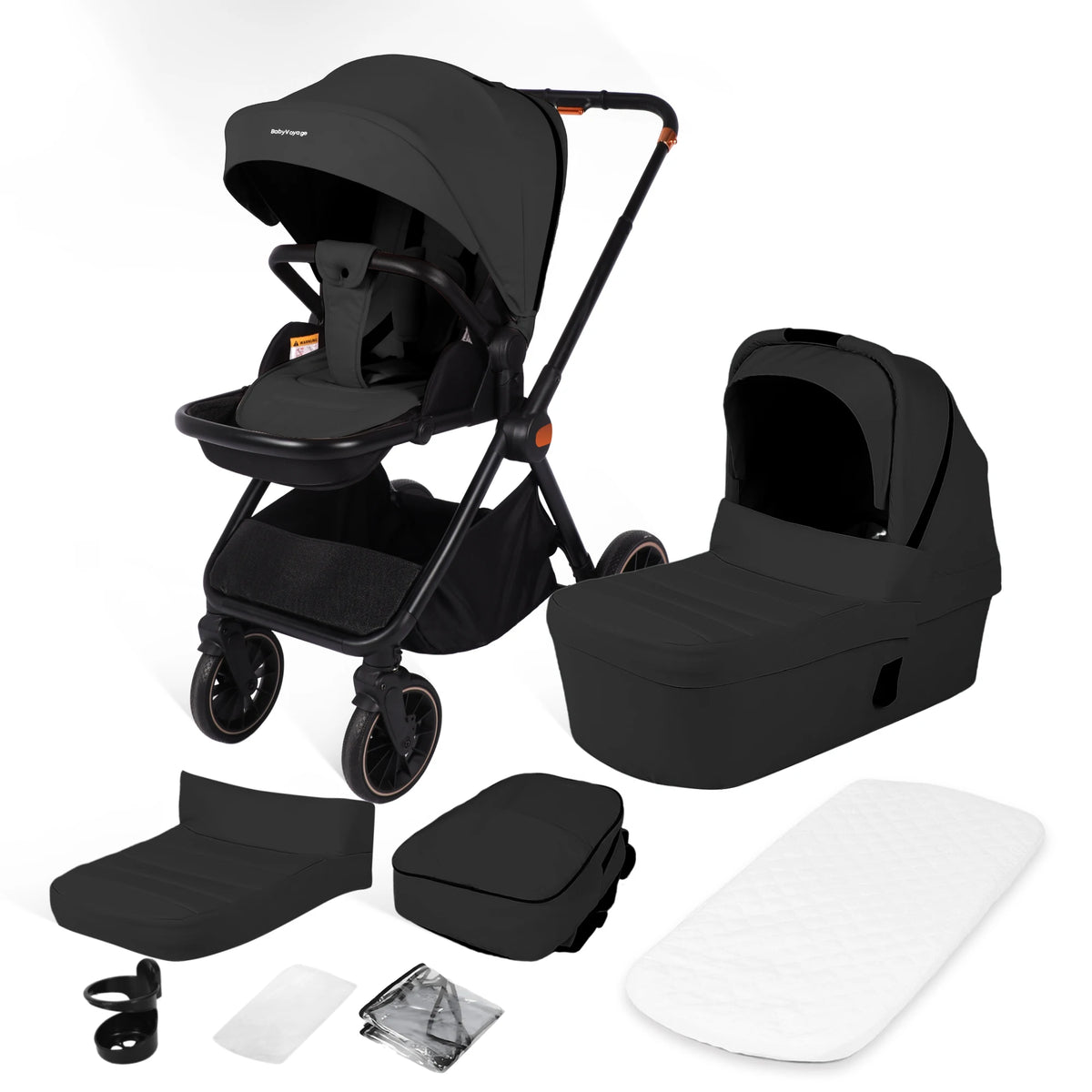 Poussette 3 en 1 compacte tout terrain - NAAYLI
