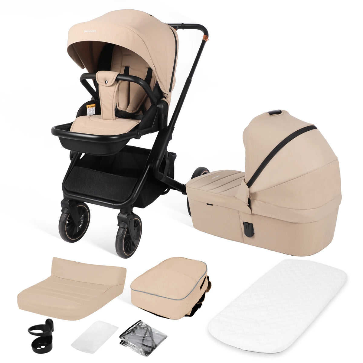 Poussette 3 en 1 compacte tout terrain - NAAYLI