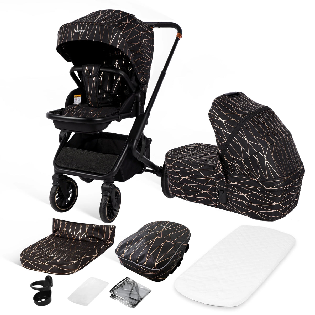 Poussette 3 en 1 compacte tout terrain - NAAYLI