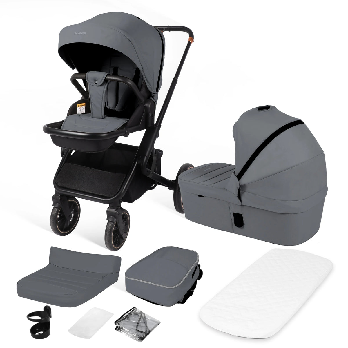Poussette 3 en 1 compacte tout terrain - NAAYLI